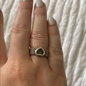Tiffany & Co. Jewelry - Tiffany & Co sterling silver mesh heart ring Tiffany & Co. Jewelry - Tiffany & Co sterling silver mesh heart ring